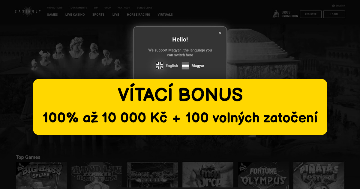 Casinoly Casino welcome bonus