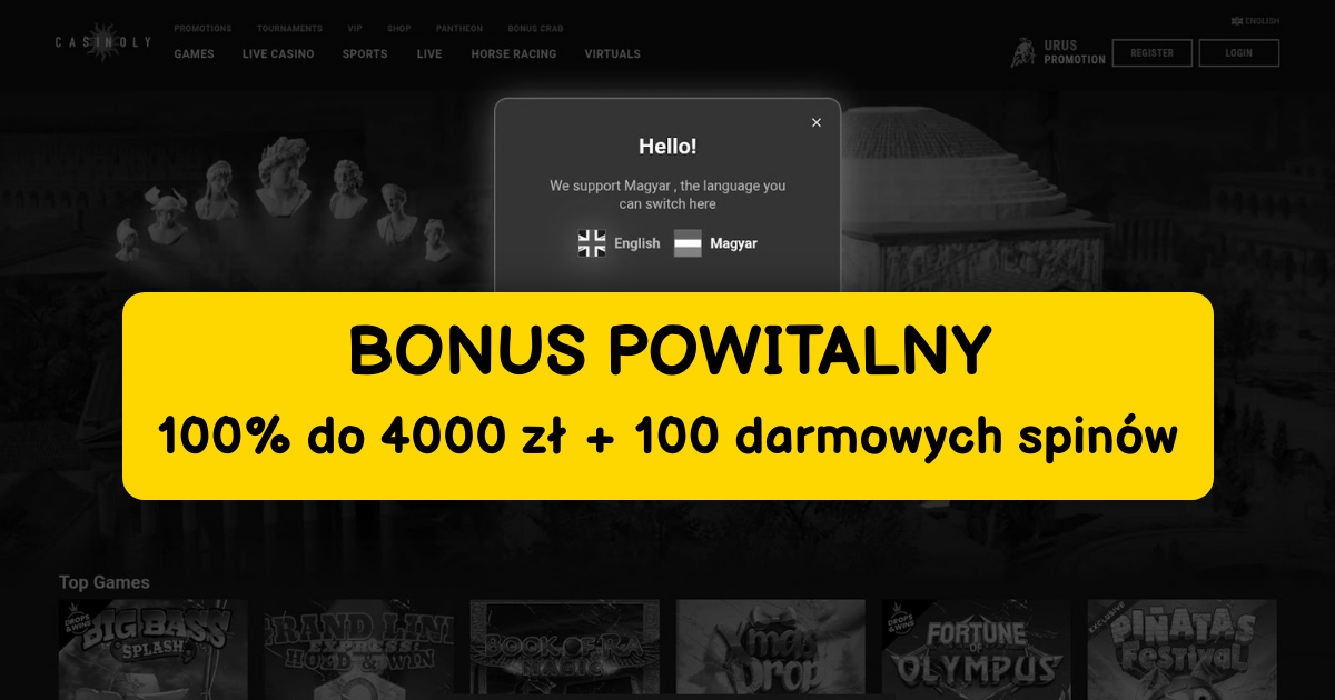 Casinoly Casino welcome bonus